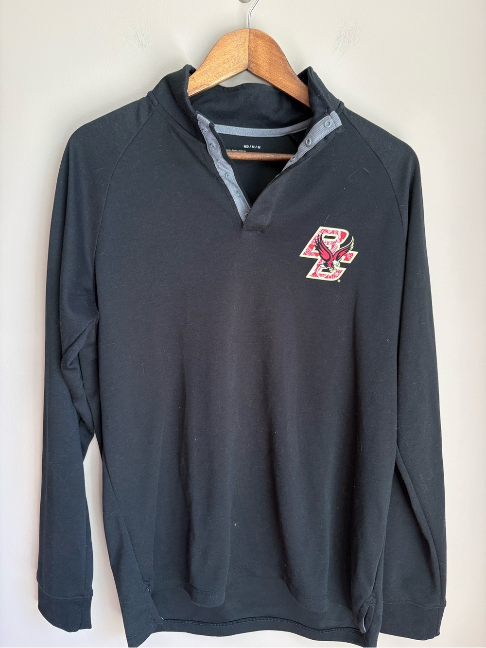 Under Armour Boston College Bandana 1/4 Snap Pullover Shirt Size Medium - Picture 1 of 4
